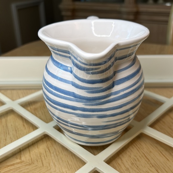 Gmundner Keramik Blue Flamed Milk Pitcher - Picture 4 of 6